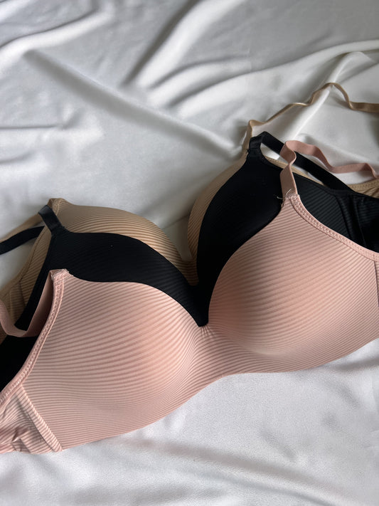 Striped Seamless Bra